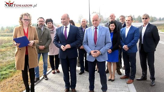 Oddana do użytku droga, otwierająca nowe tereny inwestycyjne