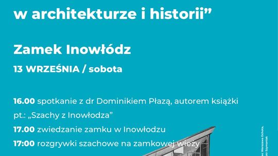 Odkryj Historię Szachów z Dr. Dominikiem Płazą na Europejskich Dniach Dziedzictwa w Inowłodzu!