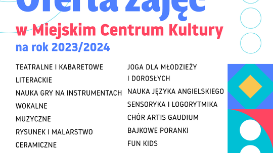Oferta MCK na najbliższy rok