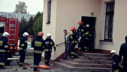 Ogień w Urzędzie Gminy