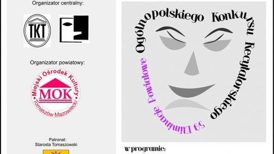 OGÓLNOPOLSKI KONKURS RECYTATORSKI zbliża się wielkimi krokami!