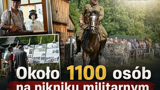 Około 1100 osób na pikniku militarnym w Skansenie Rzeki Pilicy