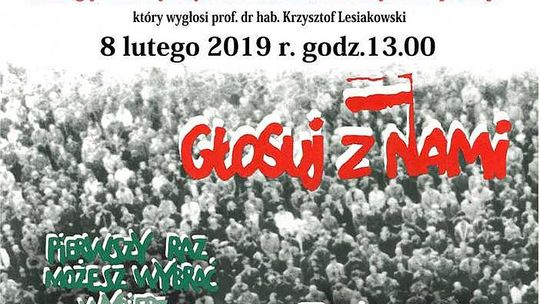 "Okrągły Stół i wybory z czerwca 1989 r. Fakty i interpretacje" - zaproszenie na wykład do filii DOK