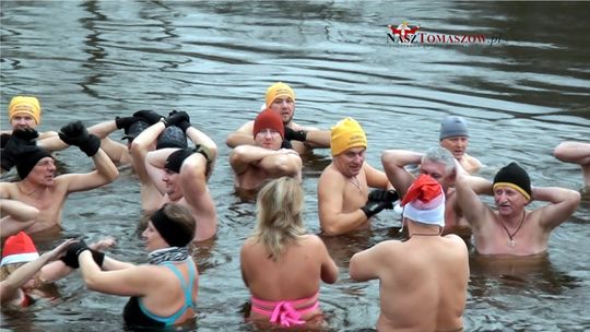Opłatkowe morsowanie z Klubem AMBER