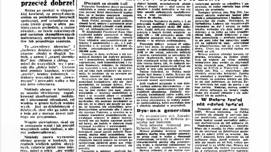 Opozycja wtedy i dziś. Jak brzmi echo sali sejmowej z 1933 roku