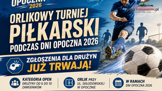 Orlikowy Turniej Piłkarski podczas Dni Opoczna 2026. Zgłoszenia dla drużyn już trwają