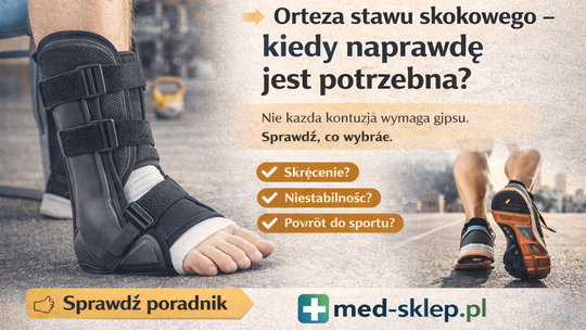Orteza stawu skokowego – kiedy naprawdę jest potrzebna? Przewodnik pacjenta i sportowca
