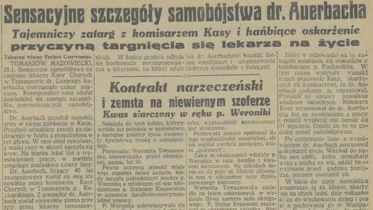 Oskarżony o molestowanie popełnił samobójstwo. Znany tomaszowski lekarz