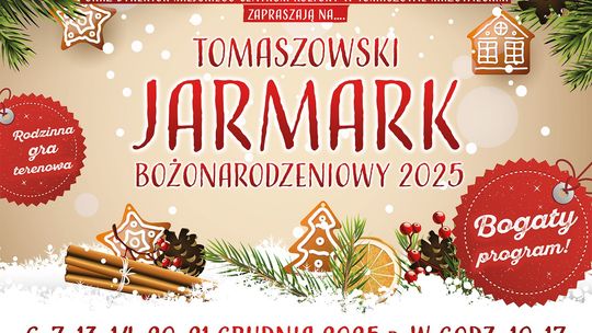 Ostatni Jarmark Bożonarodzeniowy w Tomaszowie już w ten weekend!