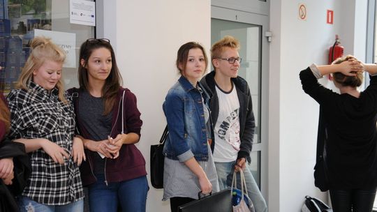 OTWARCIE WYSTAWY POPLENEROWEJ UCZNIÓW LICEUM PLASTYCZNEGO