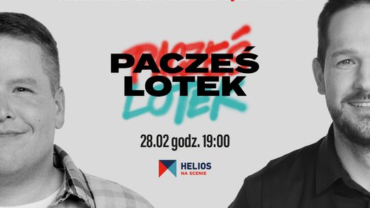 Pacześ & Lotek Tour – stand-up na żywo tylko w kinach Helios!