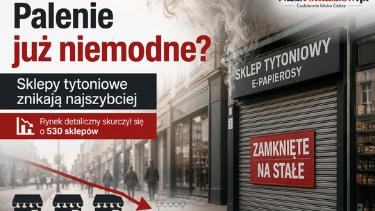 Palenie wychodzi z mody, a sklepy z tytoniem znikają. Polski handel traci setki placówek