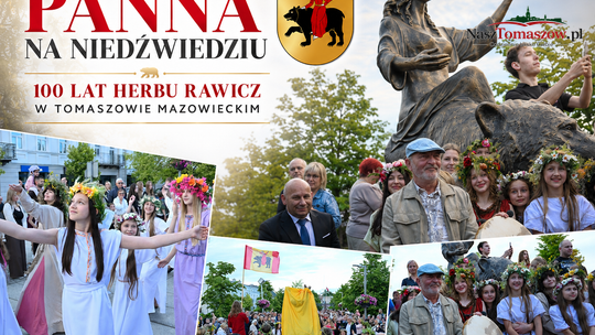 Panna na Niedźwiedziu stanęła w sercu Tomaszowa. Rawicz wrócił na plac jak bohater dawnej legendy
