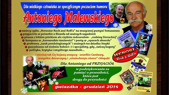 Pełnoletni jubileusz Antoniego Malewskiego. Herosi z Tomaszowa