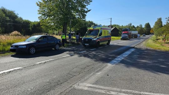 Pięć aut, jedna kolizja