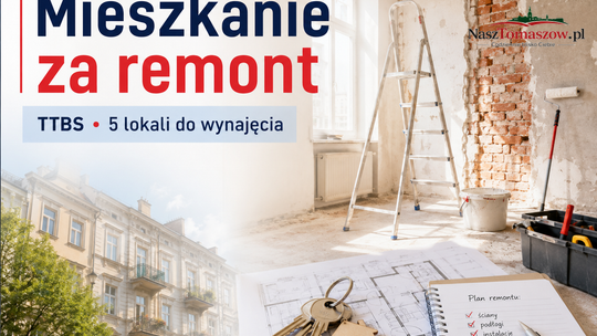 Pięć mieszkań czeka na nowych najemców. TTBS ponownie proponuje lokale „za remont”