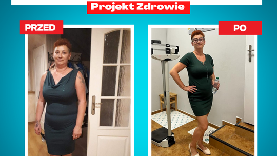 Piękna przemiana Pani Wioli z dietetykiem Projekt Zdrowie !