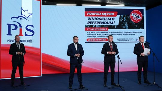 PiS rozpoczyna zbiórkę podpisów pod wnioskiem o referendum ws. paktu migracyjnego