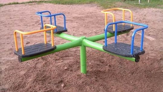 Plac zabaw na zimę