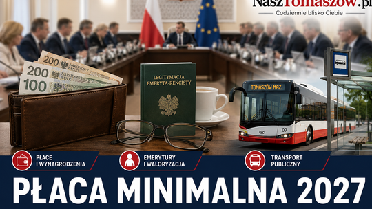 Płaca minimalna, emerytury i autobusy. We wtorek rząd zajmie się sprawami, które odczują także mieszkańcy Tomaszowa i powiatu