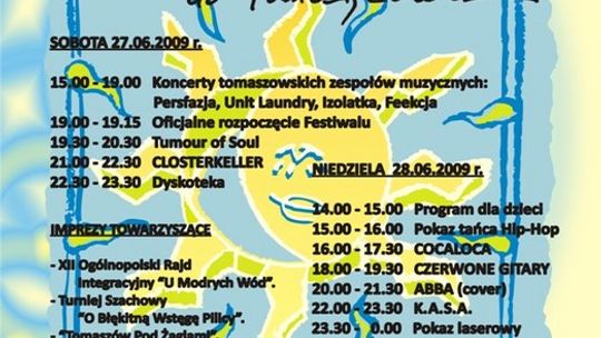 Plakat i program Dni Tomaszowa
