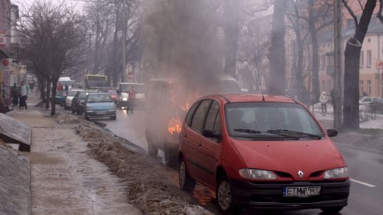 Płonący Transit