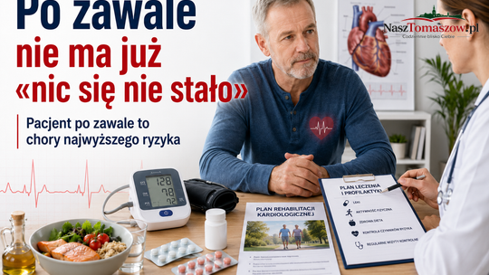 Po zawale nie ma już „nic się nie stało”. Pacjent trafia do grupy najwyższego ryzyka