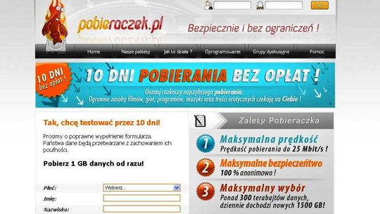Pobieraczek ukarany