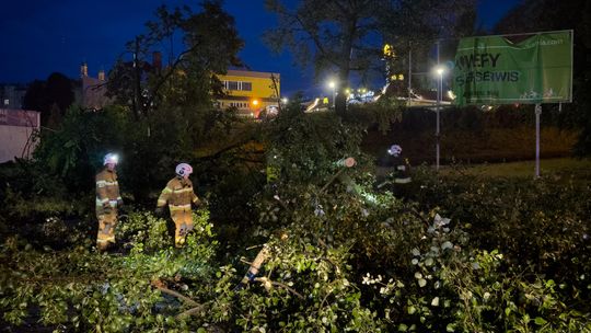 Podsumowanie wczorajszej nawałnicy, która przeszła nad Tomaszowem