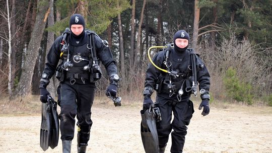 Podwodne ćwiczenia kawalerzystów