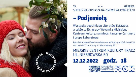 Poetyckie spotkanie „Pod jemiołą”
