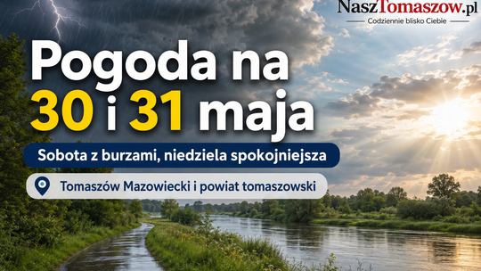 Pogoda na weekend 30–31 maja. Sobota nerwowa, niedziela już spokojniejsza