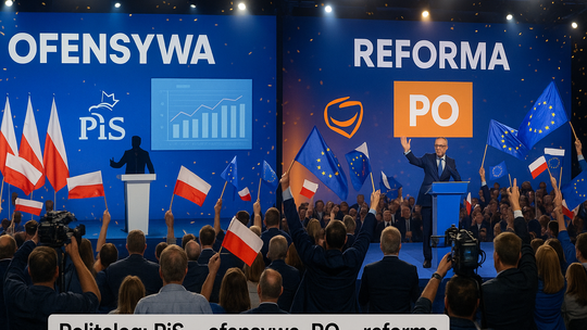 Politolog o konwencjach PiS i PO: jedni przechodzą do ofensywy; drudzy się reformują