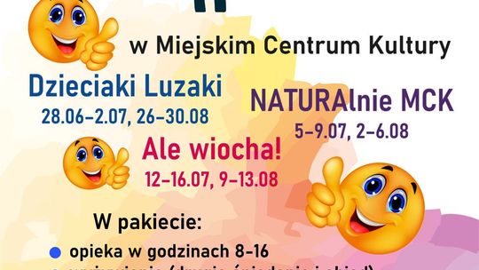 Półkolonie z Miejskim Centrum Kultury