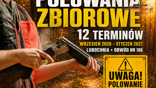 Polowania zbiorowe w gminie Lubochnia. Znamy 12 terminów – pierwsze już 5 września