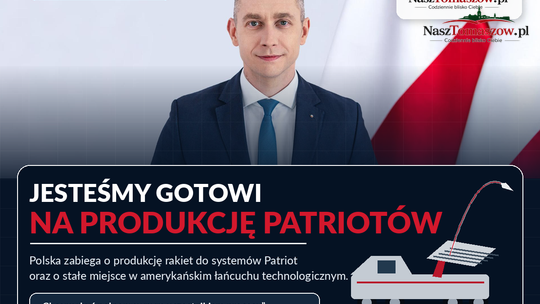 Polska chce produkować rakiety do systemów Patriot. Tomczyk: „Jesteśmy gotowi”