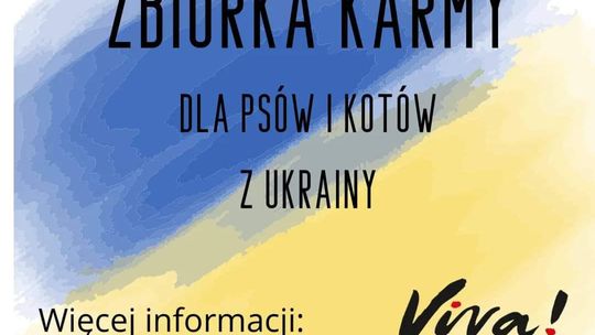 Pomogą też zwierzakom uchodźców 
