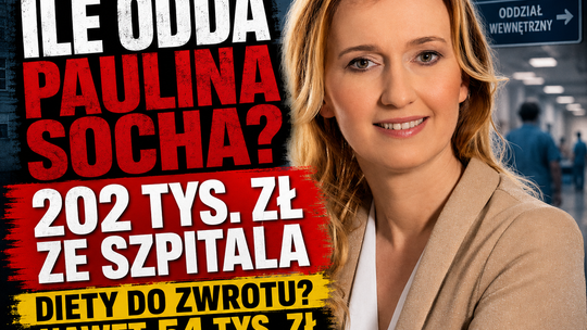 Ponad 202 tysiące ze szpitala i dieta radnej. Ile pieniędzy powinna zwrócić Paulina Socha?