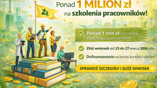 Ponad milion złotych na szkolenia pracowników. Rusza nabór wniosków w PUP w Tomaszowie Mazowieckim