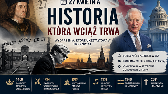 Poniedziałek, 27 kwietnia – dzień zapisany między światłem a pamięcią