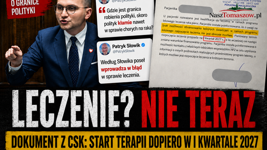 Poseł obiecuje leczenie. Szpital odsyła pacjentkę. NFZ potwierdza: pieniądze się skończyły