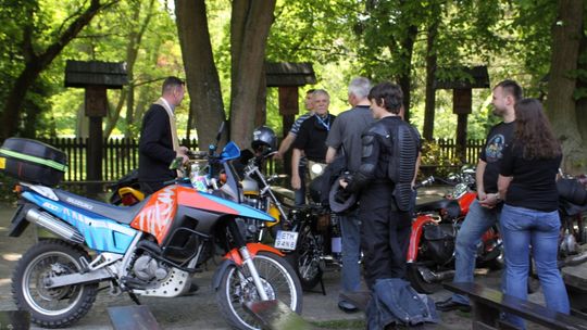 Poświęcili motocykle