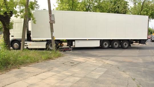 Potrącenie rowerzysty na ulicy Warszawskiej