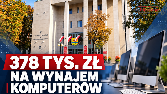 Powiat wynajął 70 komputerów za 378 tys. zł. Jedna oferta, trzyletnia umowa i pytanie: dlaczego nie zakup?