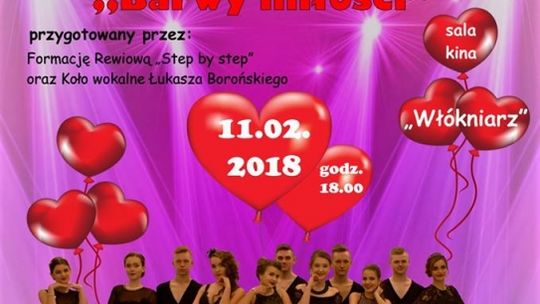 Powiatowe Centrum Animacji Społecznej zaprasza na Koncert Walentynkowy pt. "Barwy miłości"