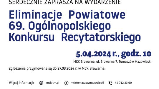 Powiatowe eliminacje OKR – zapraszamy do udziału