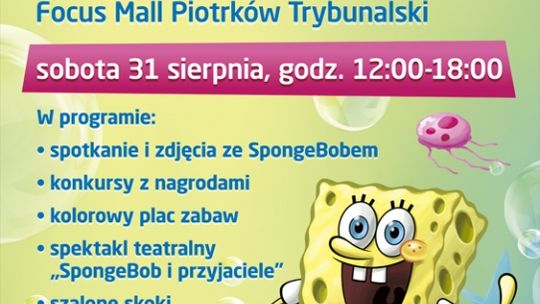 Powrót do szkoły ze SpongeBobem w Focus Mall Piotrków Trybunalski