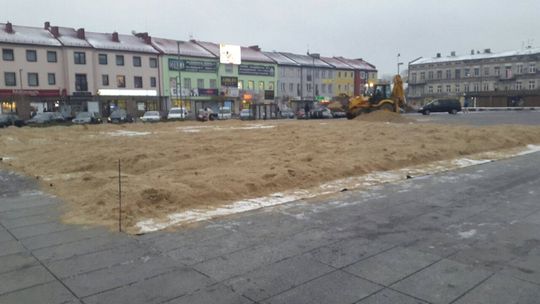 Powstaje lodowisko na Placu Kościuszki