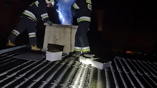 Pożar sadzy w kominie to wcale nie rzadkość