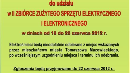 Pozbądź się elektrośmieci za darmo